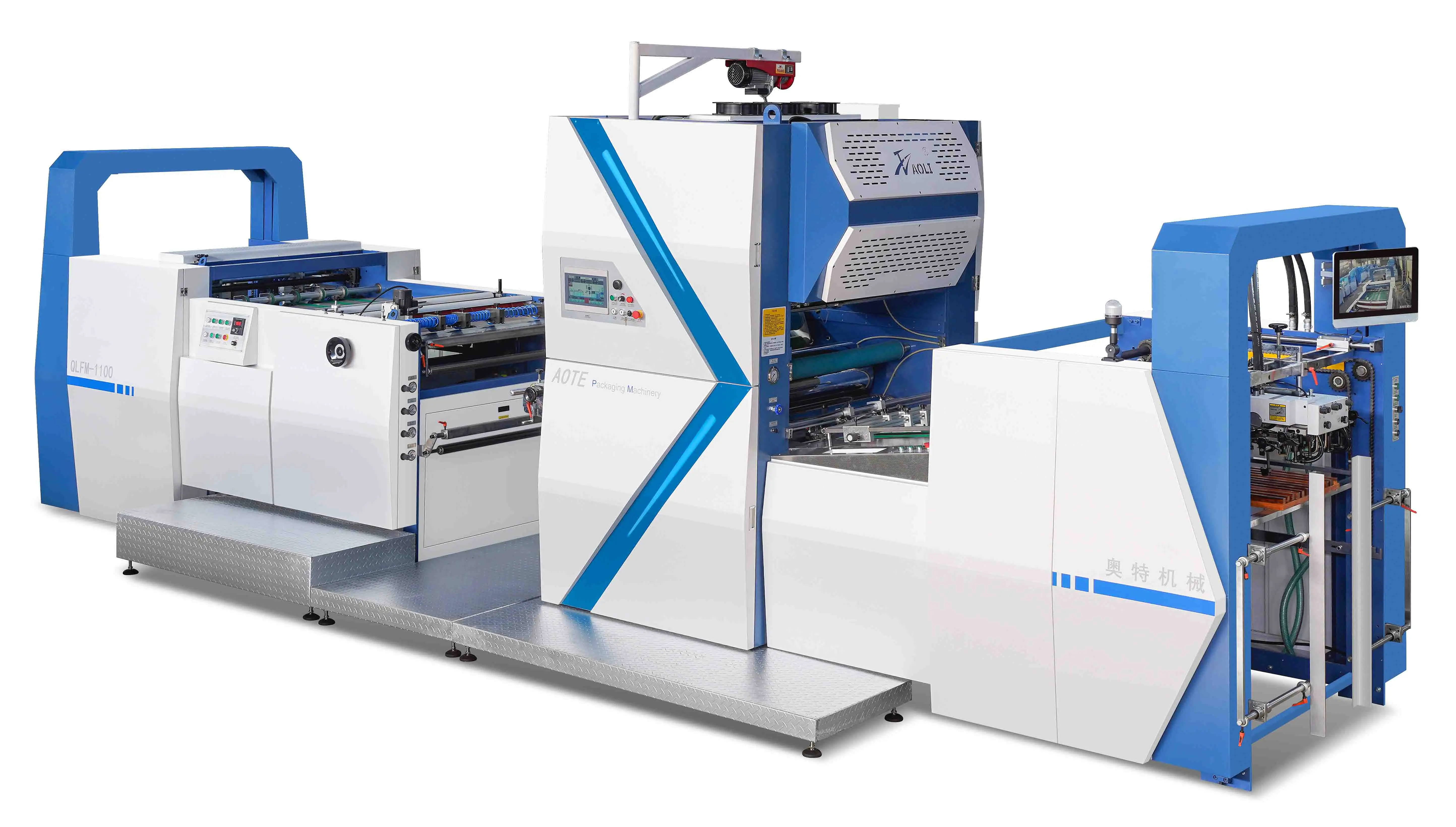 QLFM-1100A fully automatic vertical lamination machine standard configuration
